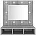 Mobile A Specchio Con Led Grigio Sonoma 60x31,5x62 Cm - Foto miniatura 7