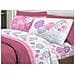 Completo Lenzuola Letto Pensieri Delicati 100% Cotone Dis. Palloncini Singolo Rosa - Foto miniatura 1