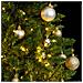 Albero Natale Incernierato Con 150 Led E Palline 120 Cm - Foto miniatura 3