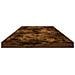Mensole Parete 4pz Rovere Fumo 100x20x1,5 Cm Legno Multistrato - Foto miniatura 3