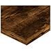 Mensole Parete 4pz Rovere Fumo 100x20x1,5 Cm Legno Multistrato - Foto miniatura 5