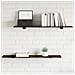 Mensole Parete 4pz Rovere Fumo 100x20x1,5 Cm Legno Multistrato - Foto miniatura 8