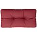 Cuscino Per Pallet Rosso Vino 70x40x12 Cm In Tessuto - Foto miniatura 2