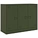 Credenza Verde Oliva 99x39x73 Cm In Acciaio - Foto miniatura 2