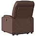 Lusso Casadino -  Poltrona Alzapersona Elettrica Reclinabile Marrone Similpelle - Foto miniatura 4