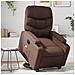 Lusso Casadino -  Poltrona Alzapersona Elettrica Reclinabile Marrone Similpelle - Foto miniatura 8