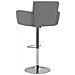 Lusso Casadino -  Sgabelli Da Bar 2 Pz Grigi In Similpelle - Foto miniatura 6