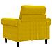 Lusso Casadino -  Poltrona Giallo 60 Cm Velluto - Foto miniatura 5