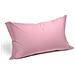 Coppia Federe In Cotone Colore Rosa Misura Standard - Foto miniatura 2
