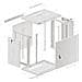 Lanberg WF01-6412-00S, Da parete, 12U, 60 kg, Lucchetti, 24,4 kg, Grigio - Foto miniatura 14