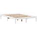 Letto Libreria senza Materasso Bianco 150x200 cm Legno di Pino - Foto miniatura 5