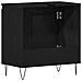Cabinet da bagno  Nero Rovere 58x33x60 cm Legno ingegnerizzato - Foto miniatura 8