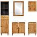 Set di mobili per il bagno 5 pcs Marrone 38 x 33 x 160 cm - Foto miniatura 8