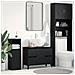 Mobile lavabo  Nero Rovere 80x33x60 cm in legno ingegnerizzato - Foto miniatura 2