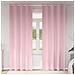 Tende con tende 2 pcs Rosa Baby 225x140cm Poliestere - Foto miniatura 2