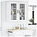 Pensile cucina 2 pcs Bianco 40 x 31 x 80 cm Legno multistrato - Foto miniatura 4