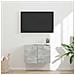 Mobile TV da parete Grigio cemento 59,5 x 31 x 40 cm - Foto miniatura 2