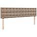 Struttura Letto Pouf con Materasso 180x200 cm Similpelle - Foto miniatura 9