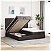 Struttura Letto Pouf con Materassi 160x200 cm in Tessuto - Foto miniatura 2