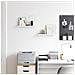 Scaffale da parete 2 pcs Marmo Bianco 40 x 9 x 3 cm - Foto miniatura 4