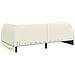 Struttura Letto Angolare con Materasso 2 pcs Crema Velluto - Foto miniatura 9