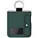 Cover per Galaxy Z Flip4 5G - Silicone, Verde, Con Anillo - Foto miniatura 4