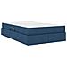 Letto con contenitore e materasso Blu 120 x 190 cm Poliestere - Foto miniatura 5