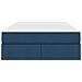 Letto con contenitore e materasso Blu 120 x 190 cm Poliestere - Foto miniatura 7