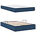 Letto con contenitore e materasso Blu 120 x 190 cm Poliestere - Foto miniatura 8