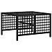 Set divano angolare da giardino a 3 pz con Cuscini in Polyrattan Nero - Foto miniatura 8