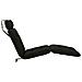 Cuscino per Lettino VIANEN 100% Poliestere Nero 200 x 90 x 8 cm - Foto miniatura 4