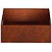 Vaso da giardino Ruggine 40 x 40 x 20 cm Acciaio Corten - Foto miniatura 4