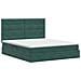 Letto con contenitore e materasso Verde Scuro 140 x 200 cm - Foto miniatura 8