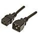ICOC 065-NC - Cavo alimentazione C19 F a C20 M 2,0 mt nero - Foto miniatura 1