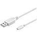 ICOC MUSB-A-003W - Cavo USB 2.0 A / Micro B 0.3 m Bianco - Foto miniatura 1
