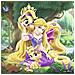 Puzzle Belle Cenerentola e Rapunzel 3 x 49 pz 18 x 18 cm 9346 - Foto miniatura 3