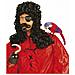 parrucca hook pirata con baffi e pizzetto - Foto miniatura 1