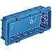 V71306 - Scatola Incasso Rettangolare 6m Azzurro - Foto miniatura 2