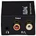 CONV 3DA Convertitore Audio Digitale - Analogico con Presa Cuffia Colore Nero - Foto miniatura 3