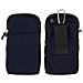 Borsello A Tracolla Multitasche In Nylon Impermeabile - Blu - Foto miniatura 6