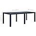 Tavolo Da Giardino Antracite 220x90x72 Cm Plastica Stile Rattan - Foto miniatura 4