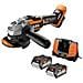 Brushless Grinder 18v 125mm Bews 18-125bl-502c - 2 Batterie 5,0ah- 1 Caricabatterie - Foto miniatura 1