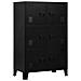 Armadio Classificatore Con 6 Ante Nero 75x40x120 Cm Acciaio - Foto miniatura 1