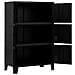 Armadio Classificatore Con 6 Ante Nero 75x40x120 Cm Acciaio - Foto miniatura 2