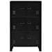 Armadio Classificatore Con 6 Ante Nero 75x40x120 Cm Acciaio - Foto miniatura 3