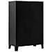 Armadio Classificatore Con 6 Ante Nero 75x40x120 Cm Acciaio - Foto miniatura 4