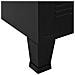 Armadio Classificatore Con 6 Ante Nero 75x40x120 Cm Acciaio - Foto miniatura 6