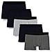 Tagless Boxer London Men Di Fm Nero (dark Assortiti) Piccolo (confezione Da 5)  - Foto miniatura 1