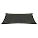 Vela Parasole 160 g / m² Antracite 3x4 m in HDPE - Foto miniatura 3