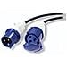 Modular IT Power Distribution Cable, 6m, 230V, 32A, 2,79 kg, 432, 406 mm, 15,2 cm - Foto miniatura 1